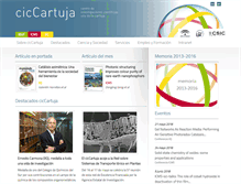Tablet Screenshot of ciccartuja.es